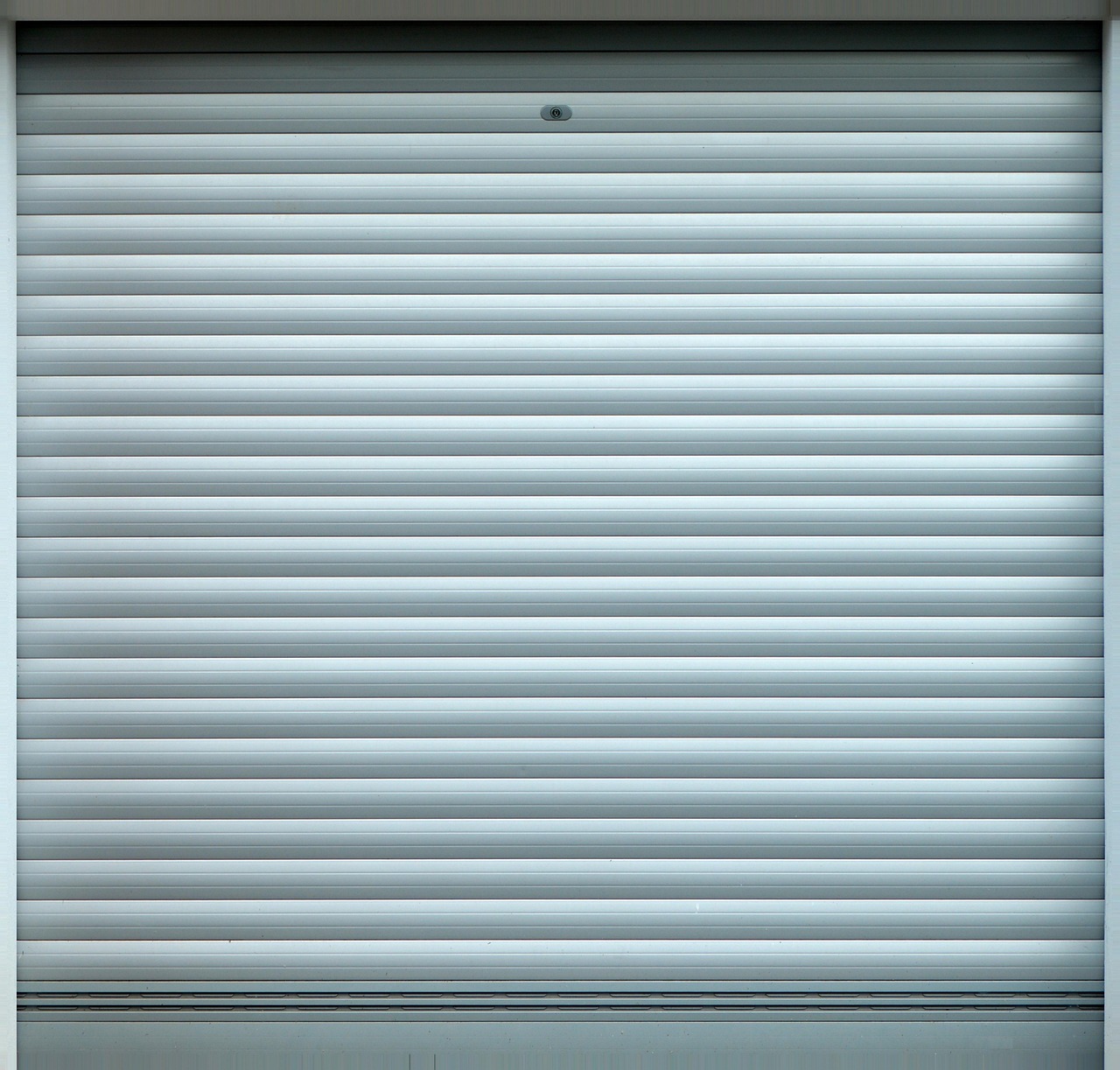 steel security door closeup